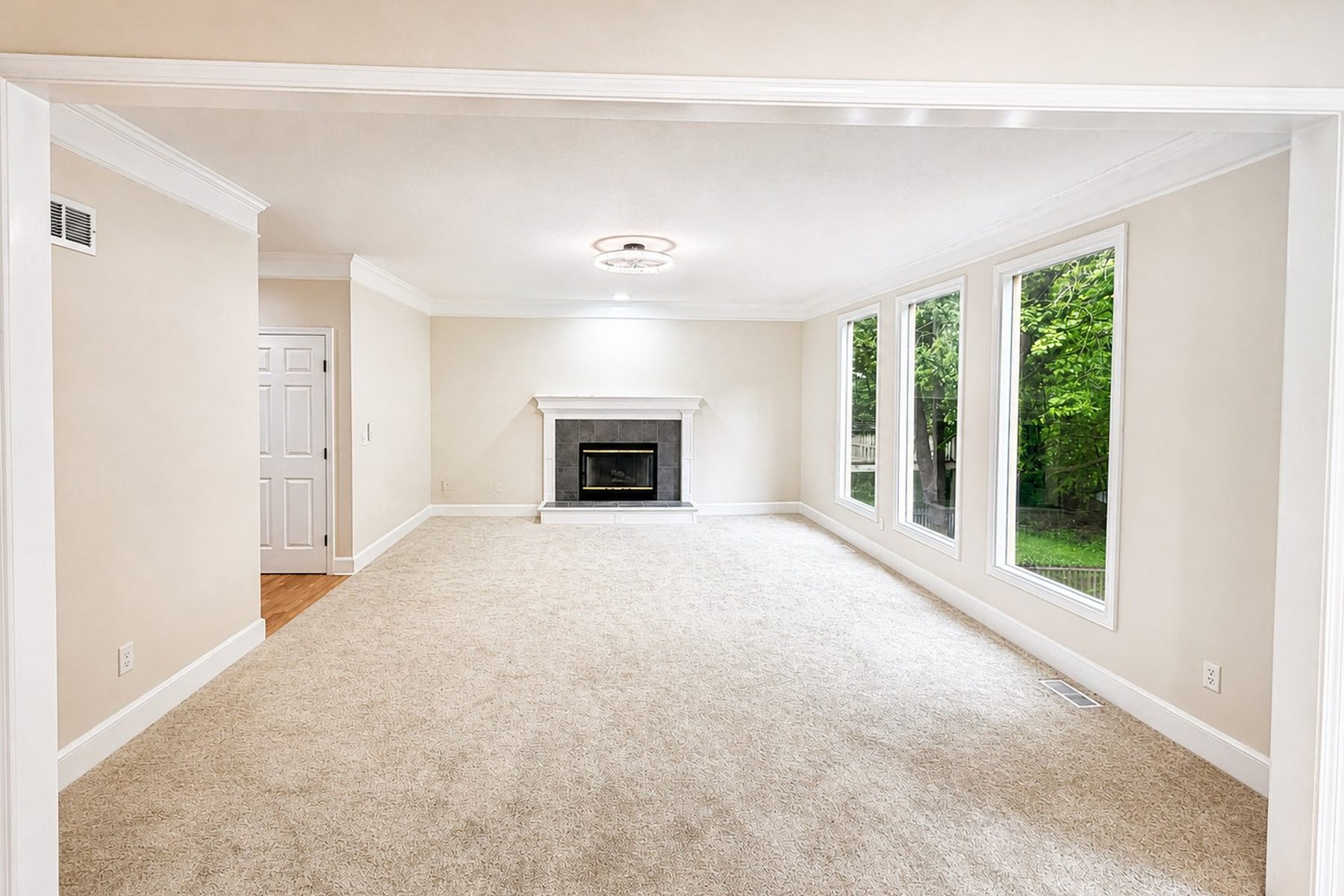 Empty living room