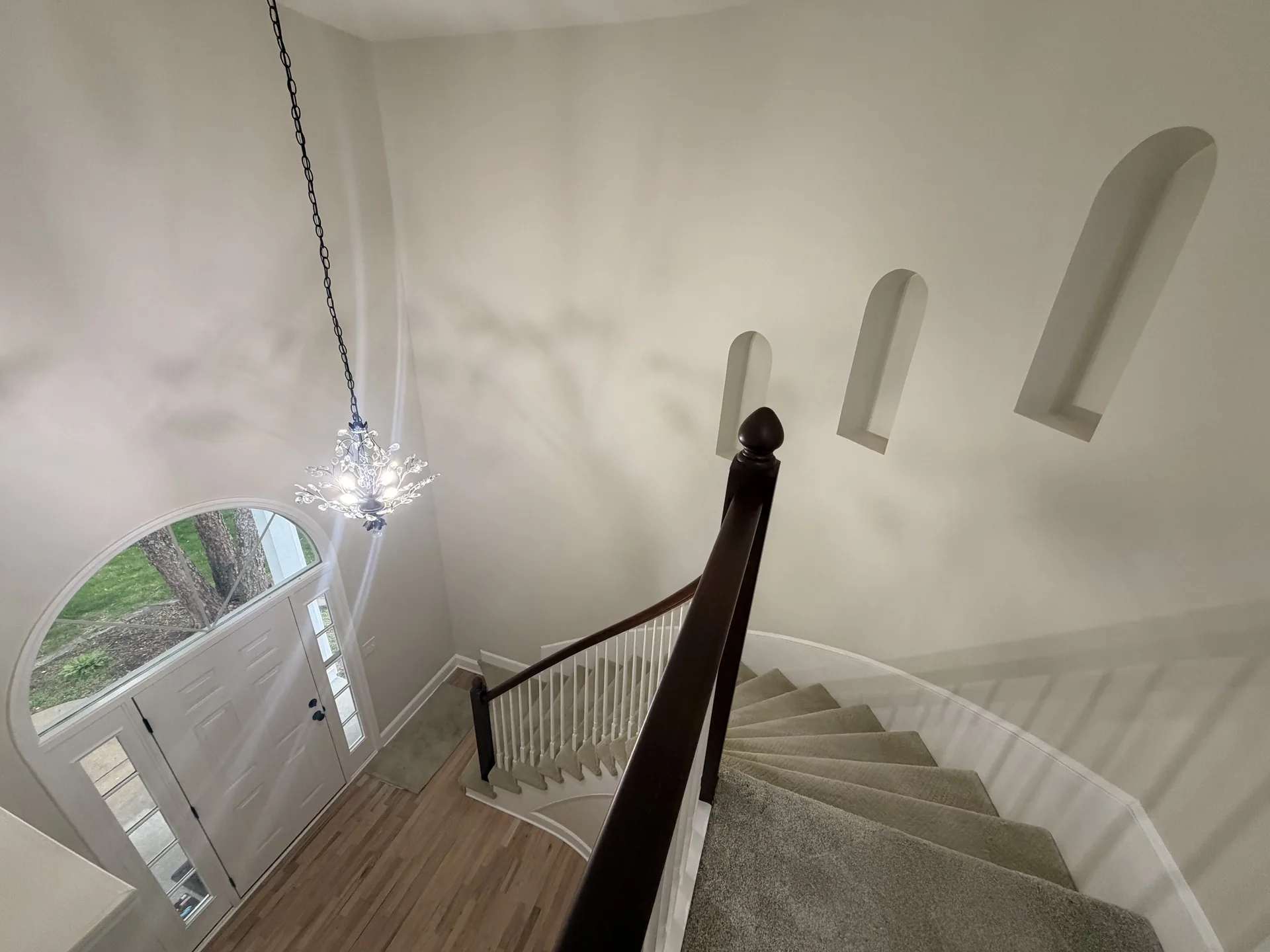 Entryway before staging