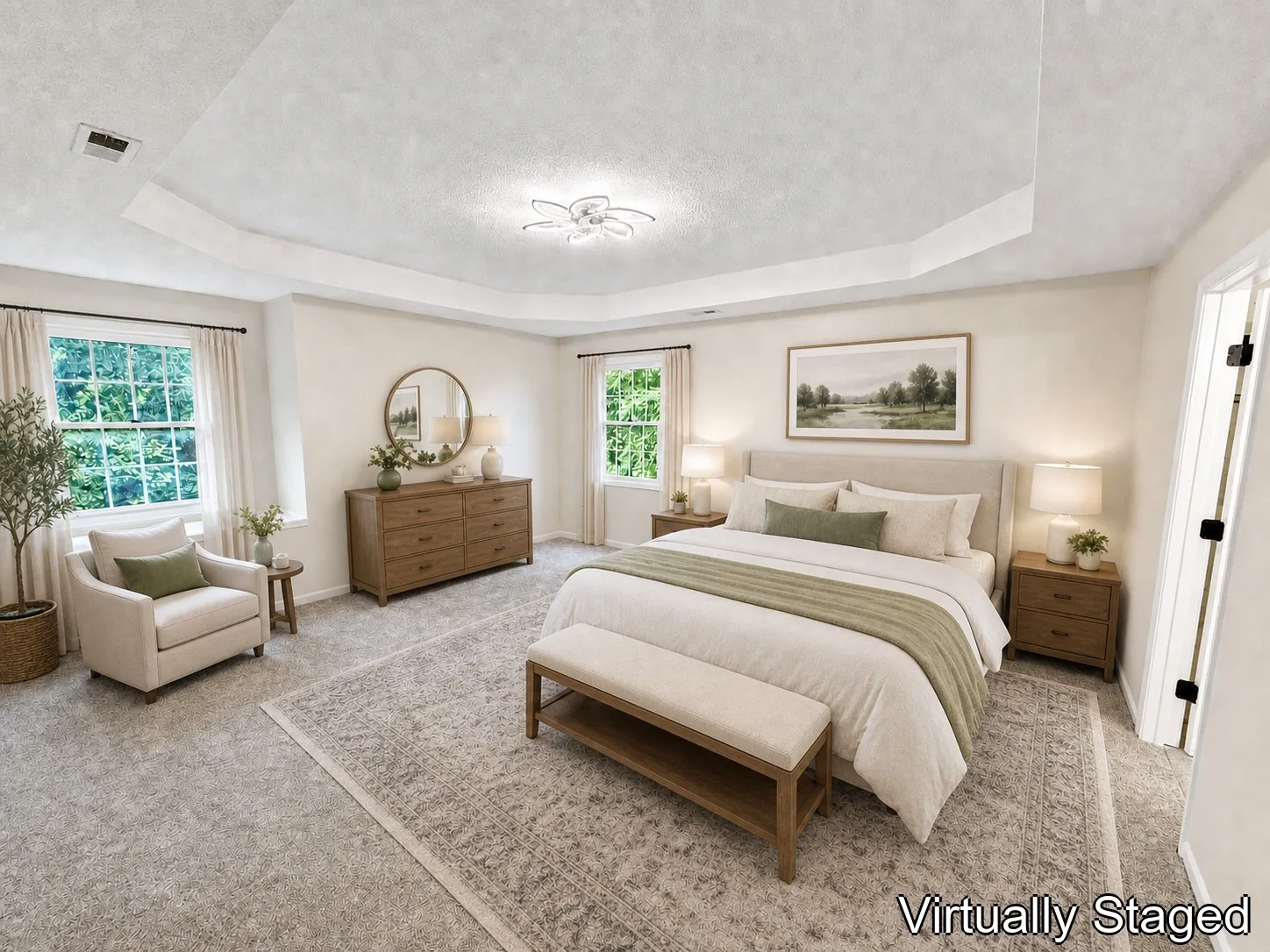 Staged living room photo
