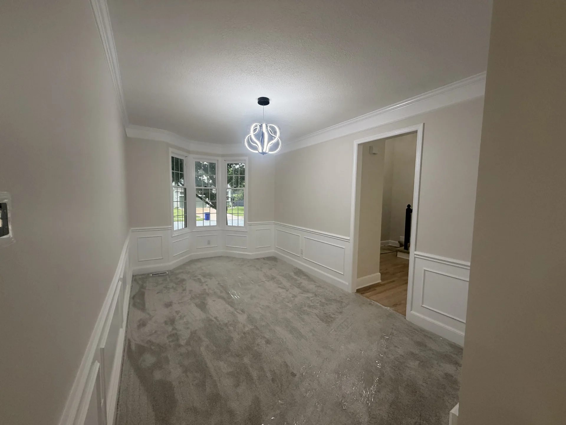 Dining room before staging
